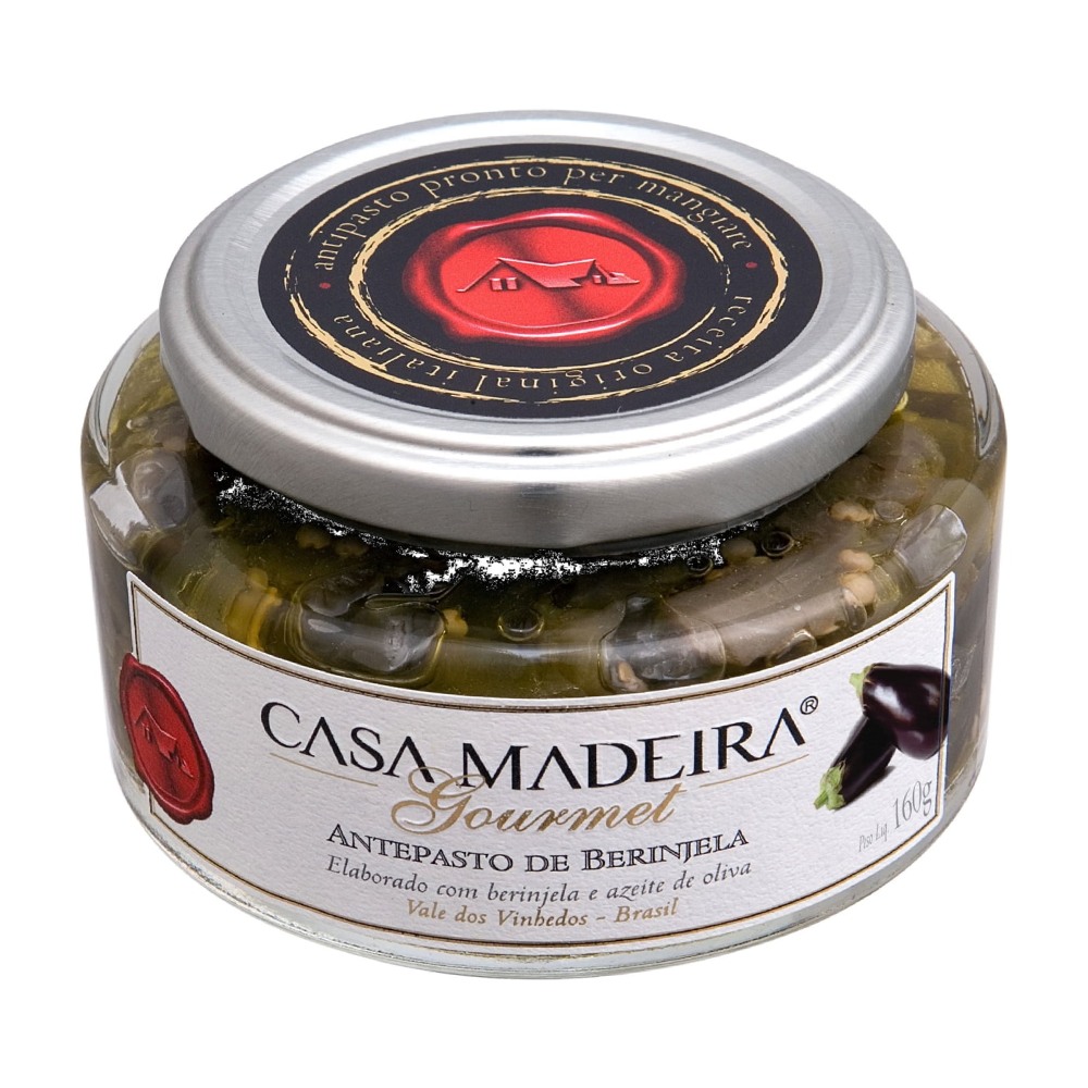 Antepasto de berinjela Casa Madeira 160g