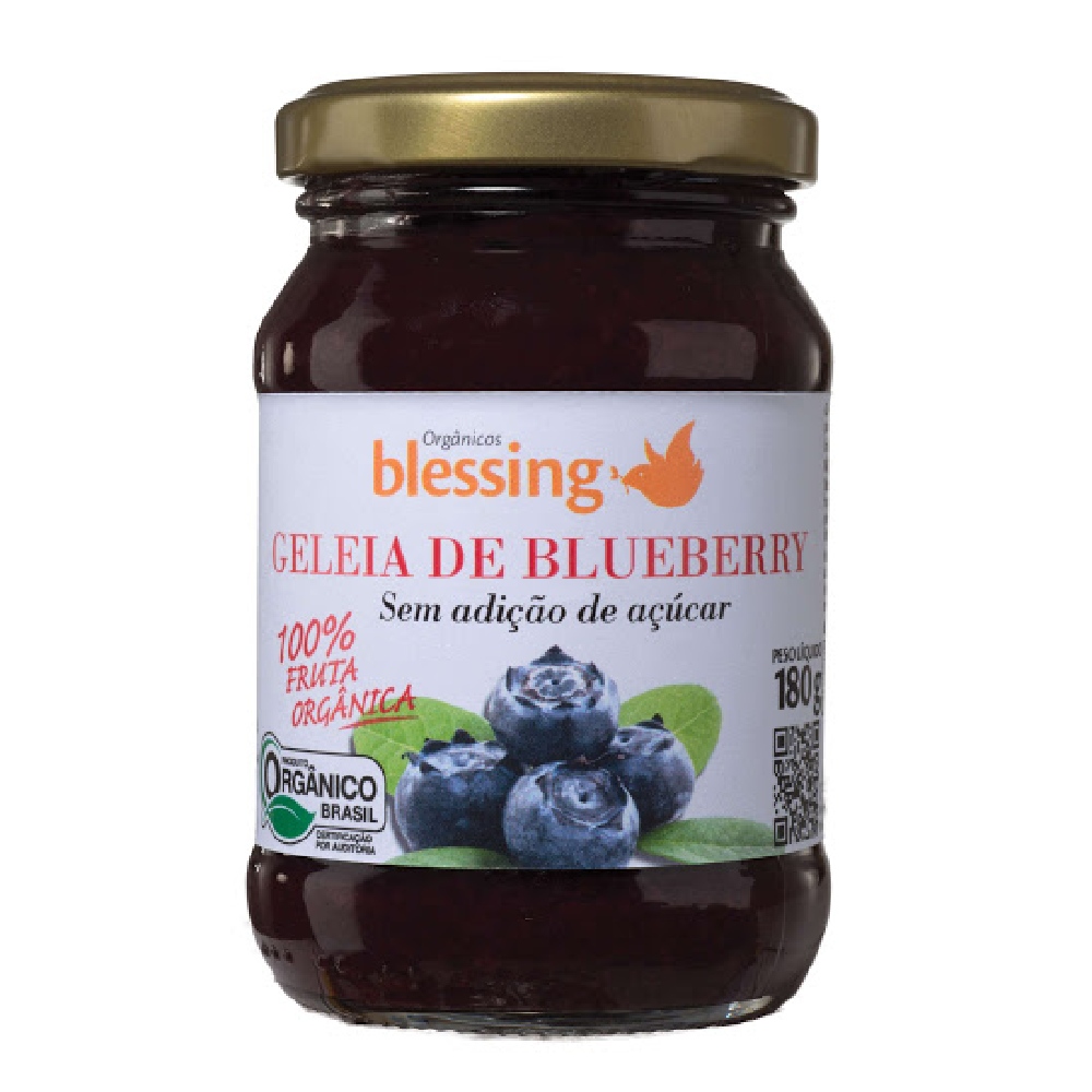 Geléia orgânica blueberry s/ açúcar